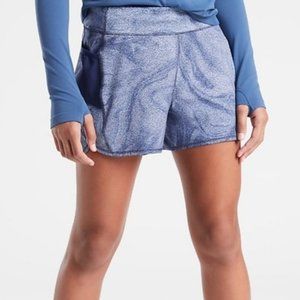 Athleta Girl Shorts Record Breaker Medium Blue